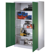 Stahlschrank grün/grau