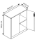Stahlschrank blau/grau