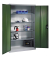 Werkstattschrank 8931-052, Stahl abschließbar, 5 OH, 120 x 195 x 50 cm, grün/lichtgrau