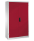 Werkstattschrank 8931-503, Stahl abschließbar, 4 OH, 120 x 195 x 50 cm, rot/lichtgrau