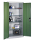 Werkstattschrank 8921-052, Stahl abschließbar, 5 OH, 93 x 195 x 50 cm, grün/lichtgrau