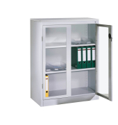Stahlschrank grau