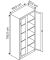 Werkzeugschrank  8921055S10063 Fenstertür 1950x930x500mm lgr/vgn