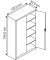 Werkstattschrank 8931-503, Stahl abschließbar, 4 OH, 120 x 195 x 50 cm, grün/lichtgrau