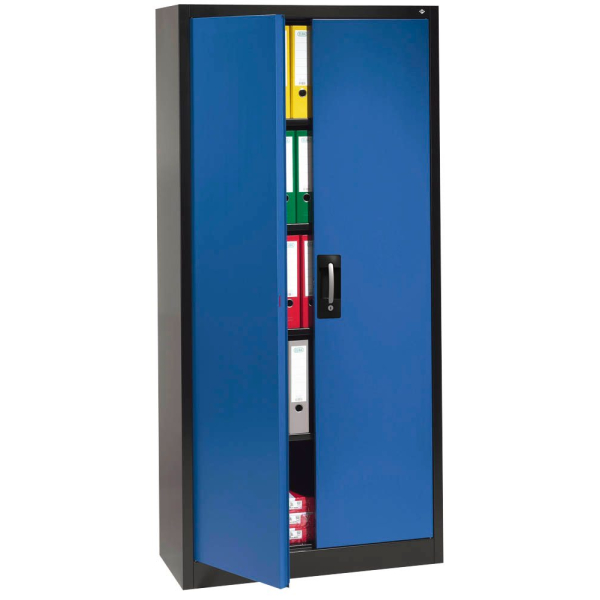 4064615197629 - Aktenschrank 9280-000 Stahl abschließbar 5 OH 93 x 195 x 50 cm enzianblau anthrazit 4064615197629 C+P-Möbel 4064615197629 - Aktenschrank 9280-000 Stahl abschließbar 5 OH 93 x 195 x 50 cm enzianblau anthrazit 4064615197629 C+P-Möbel