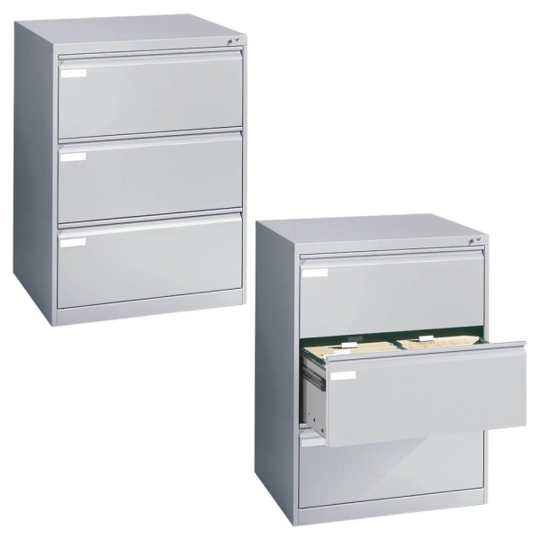 4025314220223 - Hängeregistraturschränke doppelbahnig 3 Schubfächer silber 4025314220223 C+P-Möbel 4025314220223 - Hängeregistraturschränke doppelbahnig 3 Schubfächer silber 4025314220223 C+P-Möbel