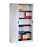 Rollladenschrank silber 4 Fachböden