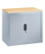 Aktenschrank 3251-00, Kunststoff/Stahl abschließbar, 2 OH, 80 x 72 x 42 cm, silber
