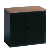 Aktenschrank 3251-00, Kunststoff/Stahl abschließbar, 2 OH, 80 x 72 x 42 cm, anthrazit