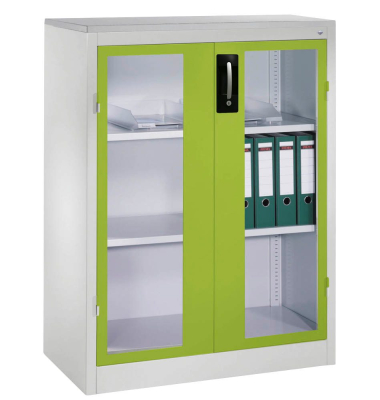 Werkzeugschrank 8521055S10013 Fenstertür 1200x930x500mm lgr/vgn
