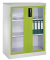 Werkzeugschrank 8521055S10013 Fenstertür 1200x930x500mm lgr/vgn