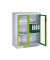 Werkzeugschrank 8521055S10013 Fenstertür 1200x930x500mm lgr/vgn