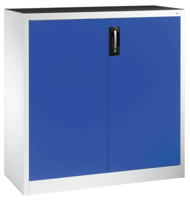 Stahlschrank blau/grau