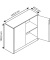 Stahlschrank blau/grau