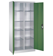 Stahlschrank grün/grau