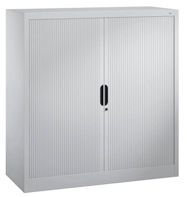 Rollladenschrank silber 2 Fachböden