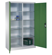 Stahlschrank grün/grau