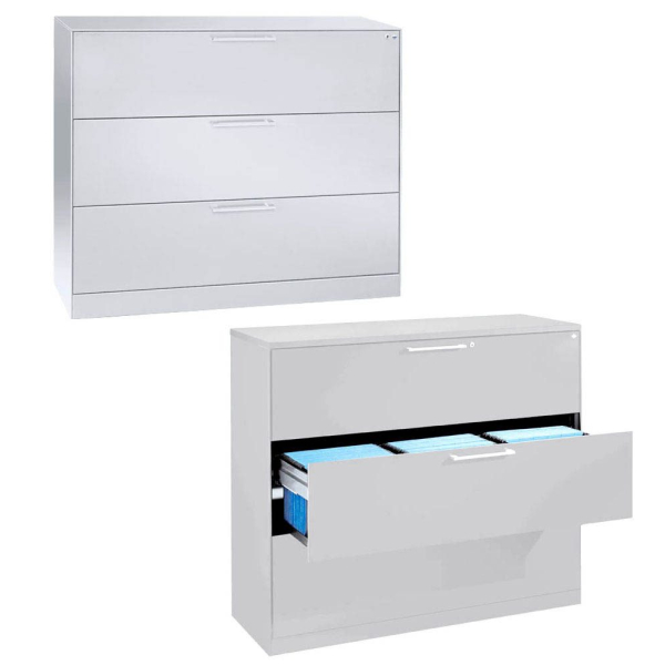 4064615079734 - CP C 3000 Asisto Hängeregistraturschrank verkehrsweiß 3 Schubladen 1200 x 435 x 1010 cm 4064615079734 - CP C 3000 Asisto Hängeregistraturschrank verkehrsweiß 3 Schubladen 1200 x 435 x 1010 cm