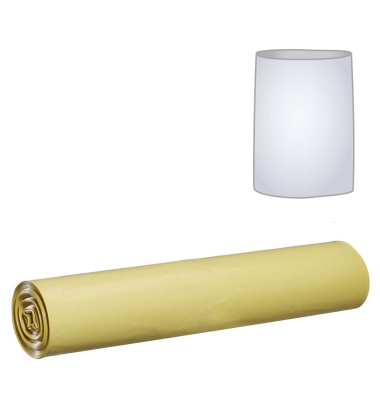 Müllsäcke 400.745, gelb, 120 Liter