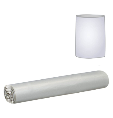 M&uuml;lls&auml;cke 400.784, transparent, 40 Liter