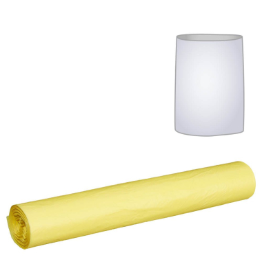 Müllsäcke 402.621, gelb, 120 Liter