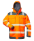Jacke NIKLAS, orange/grau, Größe 4XL