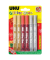 Young Creativ' Glitter Glue ORIGINAL - 6 x 10 ml, 6 Farben sortiert, Infokarte