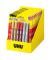 Young Creativ' Glitter Glue ORIGINAL - 6 x 10 ml, 6 Farben sortiert, Infokarte