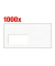 Kuvertierhüllen KuvertierStar 08905000, Din Lang+ (C6/5), 229x114mm, mit Fenster, nassklebend, 75g, weiß