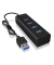 USB 2.0 Hub SNAPPY SLIM SL-140000-BK