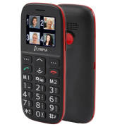 Handy Komfort Mobiltelefon mit Großtasten - schwarz
