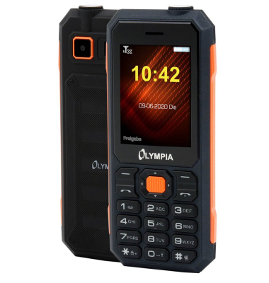 Mobiltelefon Active schwarzorange Outdoor