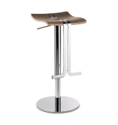 myWAVE Barhocker braun Leder