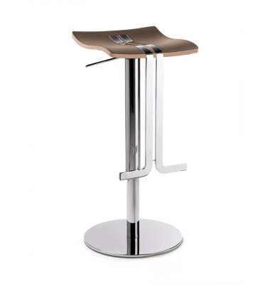 myWAVE Barhocker braun Leder