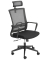 B&uuml;rostuhl mySTUDIO, schwarz / schwarz, mit Armlehnen, bis 120kg, mit Kopfst&uuml;tze