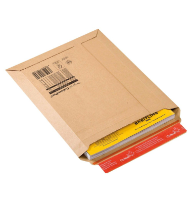 Versandtasche 215x300 mm A4 ohne Fenster Vollpappe braun