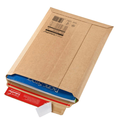 Versandtasche 235x340 mm A4+ ohne Fenster Vollpappe braun