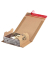 Buchverpackung CP020.01.020 braun, für CDs/DVDs, innen 147x126x55mm, Wellpappe 1-wellig
