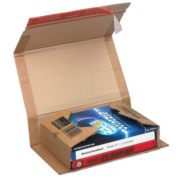 4033657030379 - Buchverpackung CP02002020 braun für A5 innen 217x155x60mm Wellpappe 1-wellig 4033657030379 20 Stück 4033657030379 - Buchverpackung CP02002020 braun für A5 innen 217x155x60mm Wellpappe 1-wellig 4033657030379 20 Stück