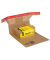 Buchverpackung CP030.03.020 braun, für A4, innen 310x220x92mm, Wellpappe 1-wellig