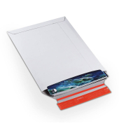 Versandtasche 235x310 mm A4 ohne Fenster Vollpappe weiß