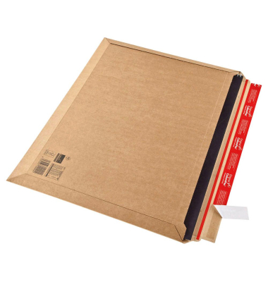 Versandtasche 420x570 mm ohne Fenster Vollpappe braun