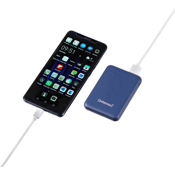 4034303028344 - 7313525 Mobile Stromversorgung Powerbank XS5000 dk blue 5000 mAh inkl USB-A to Type-C 7313525 4034303028344
