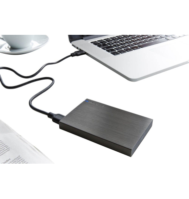 externe Festplatte Memory Board 6028680, anthrazit, 2,5 Zoll (6,35cm), 2 TB, HDD