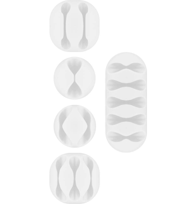 Kabelclips weiß