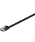 Netzwerkkabel schwarz RJ-45 Stecker 2m Cat 6