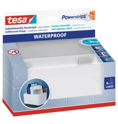 Klebestrips 59711-00000-00 Waterproof Regal, 1 St&uuml;ck, 196x107mm (BxL)