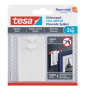 Klebehaken, 77776-00000-00, bis 2kg/Nagel, wei&szlig;
