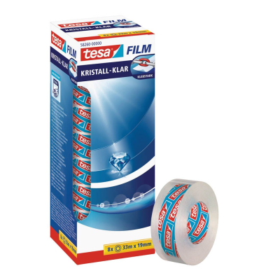 Klebeband KRISTALL-KLAR 58260-00000-00, 19mm x 33m, kristallklar