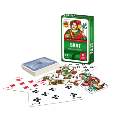 Spielkarten 22570000 Skat Club französisches Blatt Kartonetui